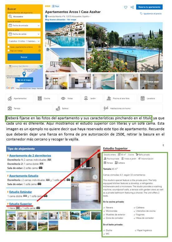 Apartamentos Arcos I Casa Azahar Alcossebre 외부 사진